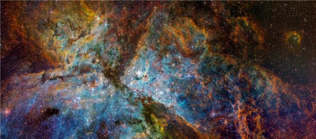 Eta Carina SHO with RGB stars.