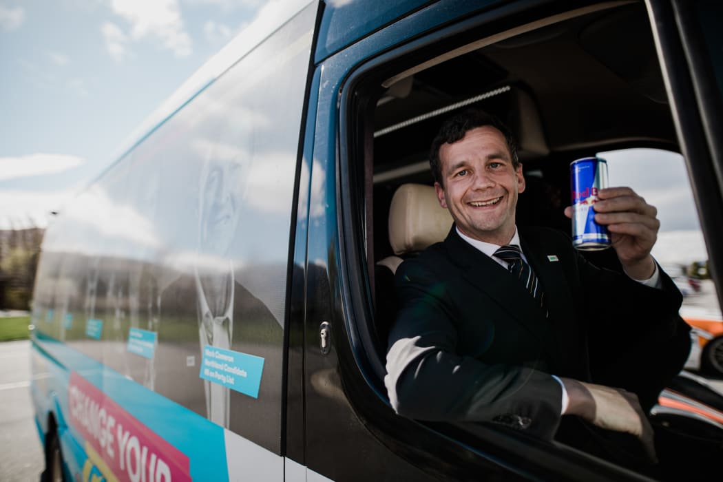 ACT leader David Seymour, on the Election 2020 campaign trail.
