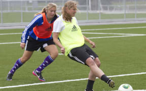 A FIFA Women's Coaching Course on artificial turf in Wellington, 2013