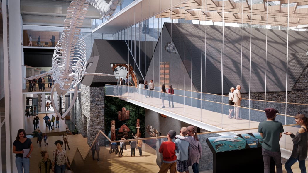 An interior view of the proposed atrium.