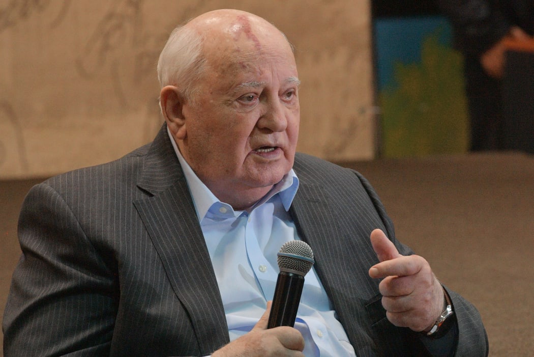 Soviet ex-President Mikhail Gorbachev.
