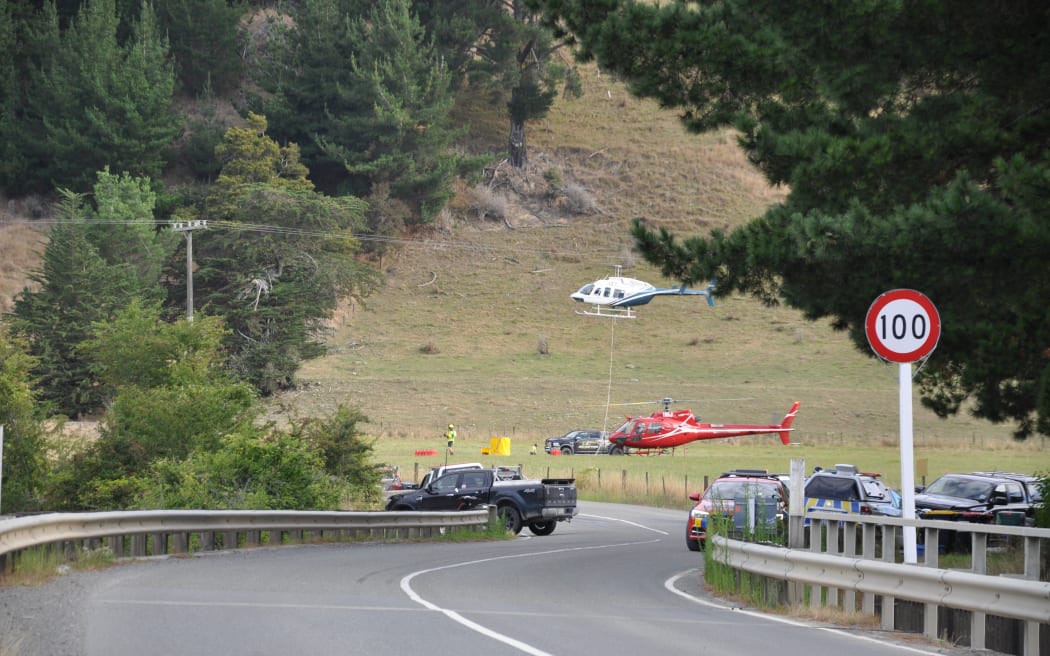 Lee Valley fire in Tasman District