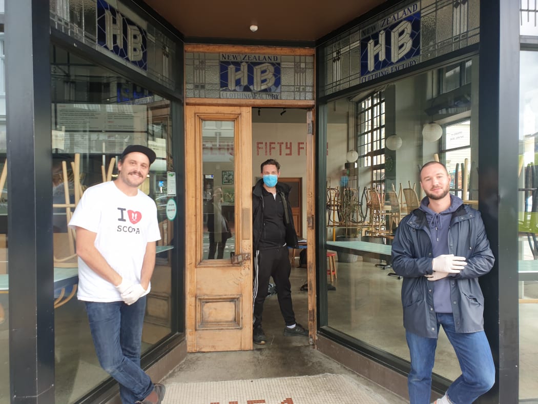 1154 Pasteria co-owners Leonardo Bresolin, left, Lucas Tock and Kieran Wallace.