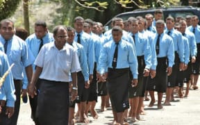 Queen Victoria School students in Fiji