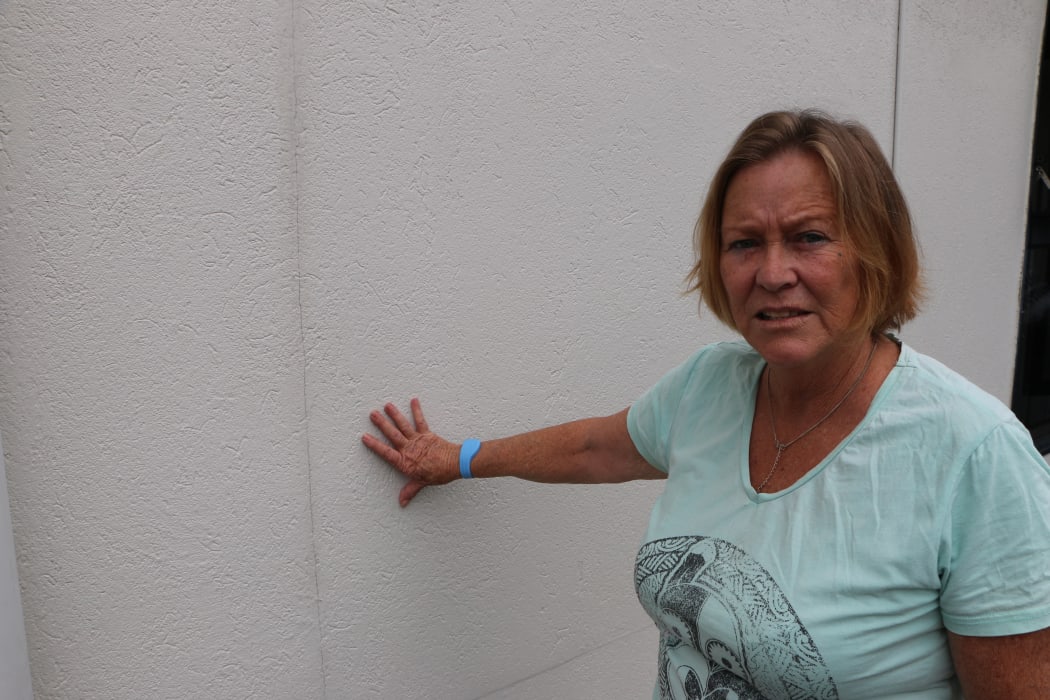 Conifer Grove resident Gayleen Smith says she noticed cracks on her house soon after roadworks began.
