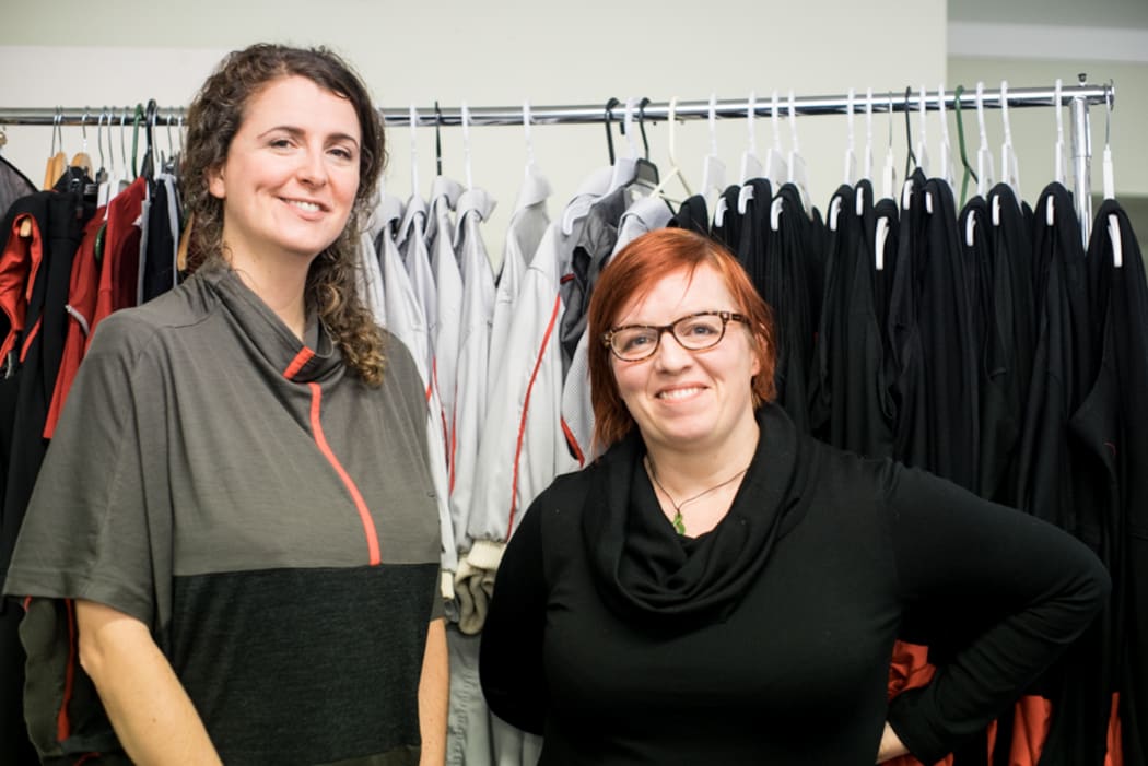 'Space Between' project leader Jennifer Whitty (left) and Operations Manager,  Patricia Given.