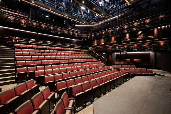 Inside the new Court Theatre in Christchurch.