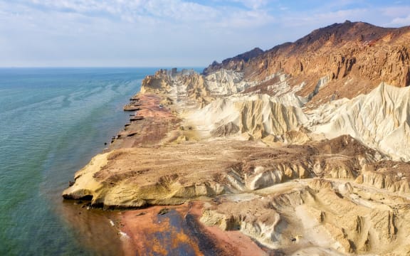 Hormuz Island in the Hormuz straight, south Iran.