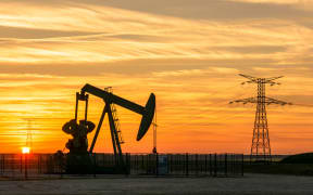 An onshore oil rig in France. November 7 2018