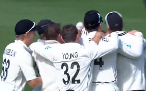 Black Caps celebrate