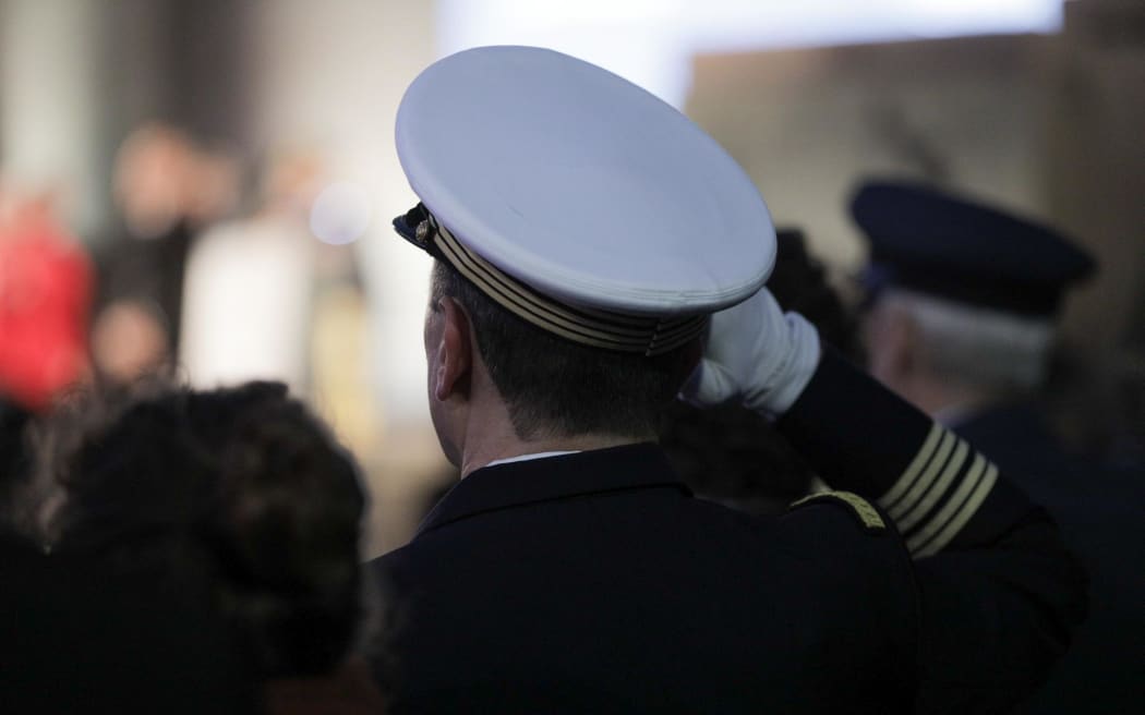 Thousands gather in Wellington at Pukeahu National War Memorial Park for the Anzac Day 2023 dawn service.