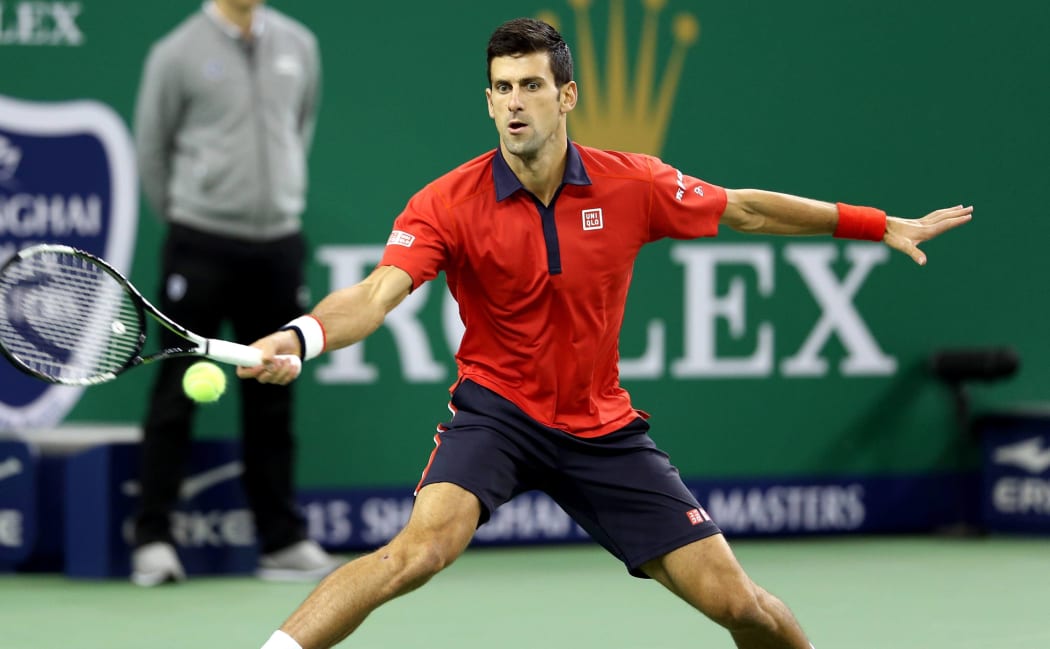Novak Djokovic at the Shanghai Masters 2015