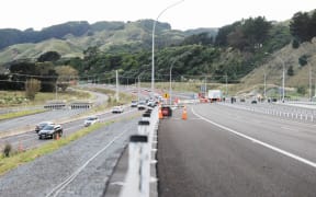 Transmission Gully motorway on the official opening day 30 March 2022.
