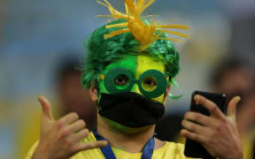 Brazil football fan.
