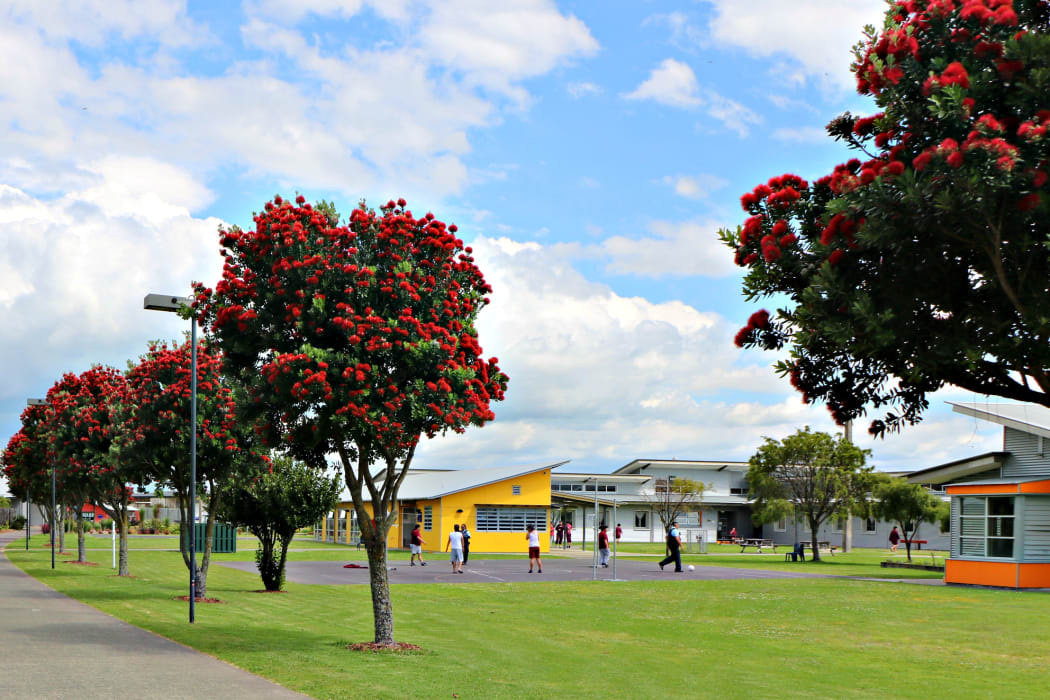 Women prisoners and staff play a volleyball game at Auckland Region Women’s Corrections Facility (ARWCF) as part of the women’s  regular fitness and sport activities.