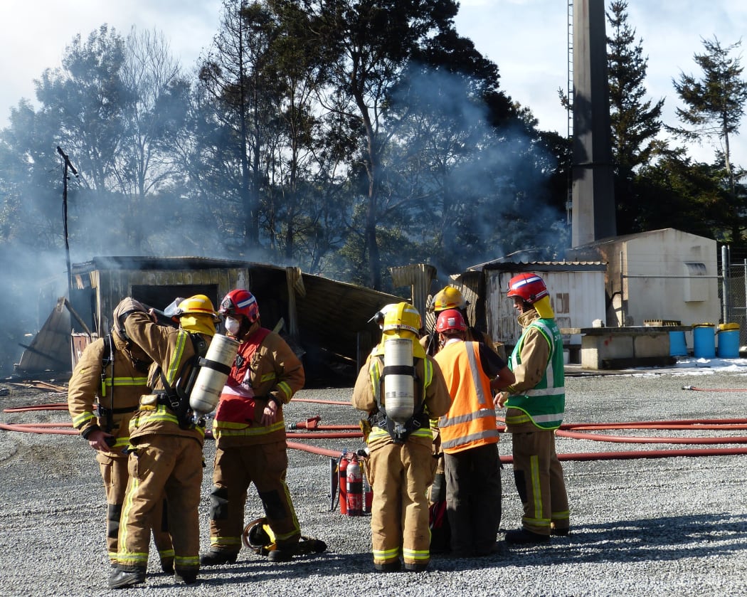 A fire at Winstone Aggregates Dry Creek Quarry in Lower Hutt is under control.