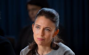 Jacinda Ardern on a visit to her hometown of Morrinsville. 10 August 2017.