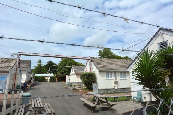 Refugees sleeping quarters at the Mangere Refugee Resettlement Centre in 2016.