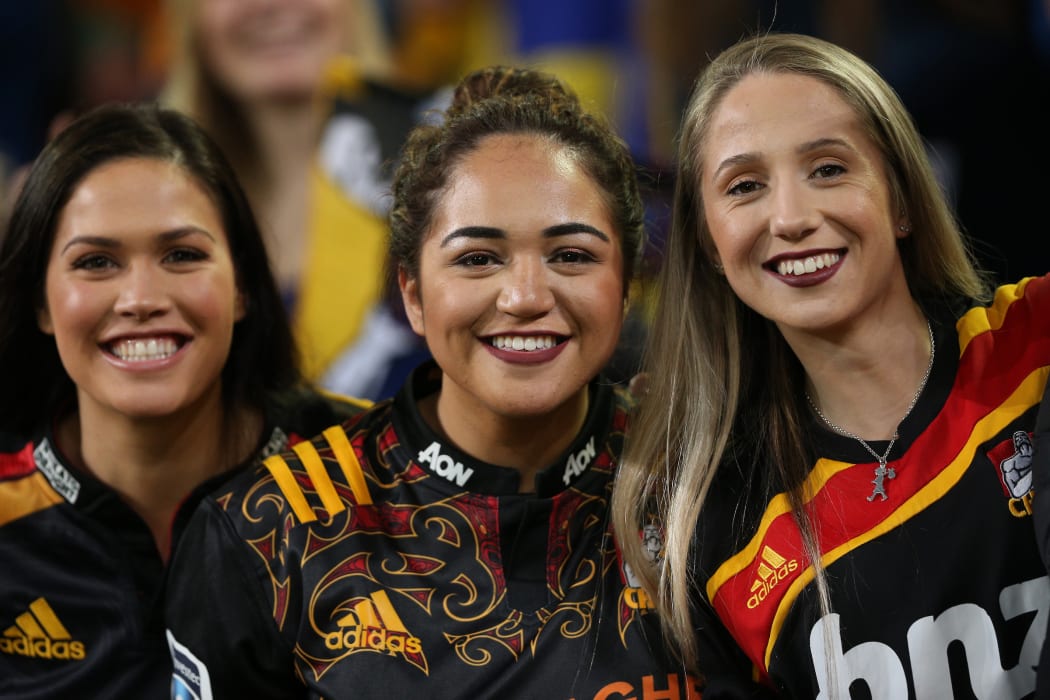 Chiefs supporters ahead of the Super Rugby match between the Highlanders and Chiefs, Dunedin, 16 July  2016.