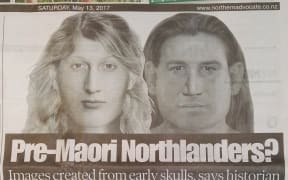 The front-page story in the Northern Advocate which later vanished from the publisher's news websites.