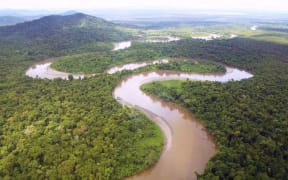 Frieda River heading north to join the Sepik River.