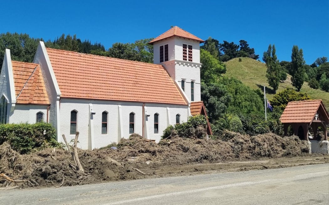 Flood damage in the Esk Valley in Hawke’s Bay.