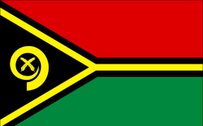 050514. Photo supplied. Pacific flags. Vanuatu
