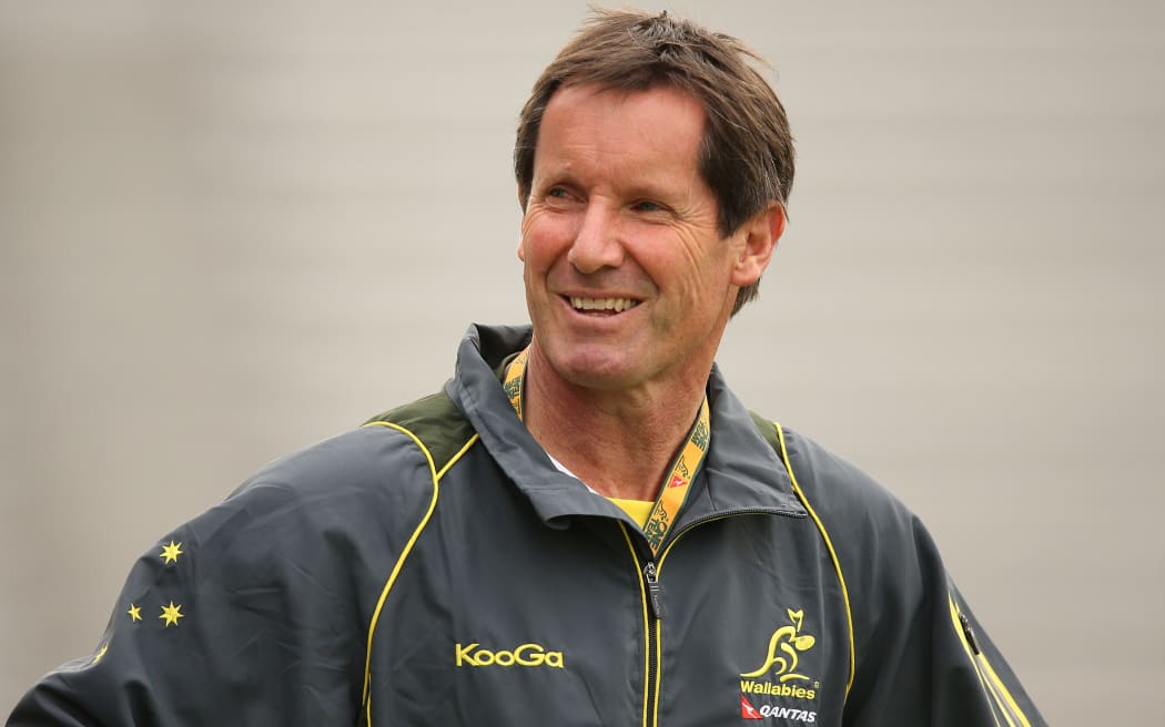 Robbie Deans while coaching the Wallabies.