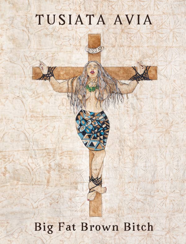 A book jacket image for Big Fat Brown Bitch by Tusiata Avia.