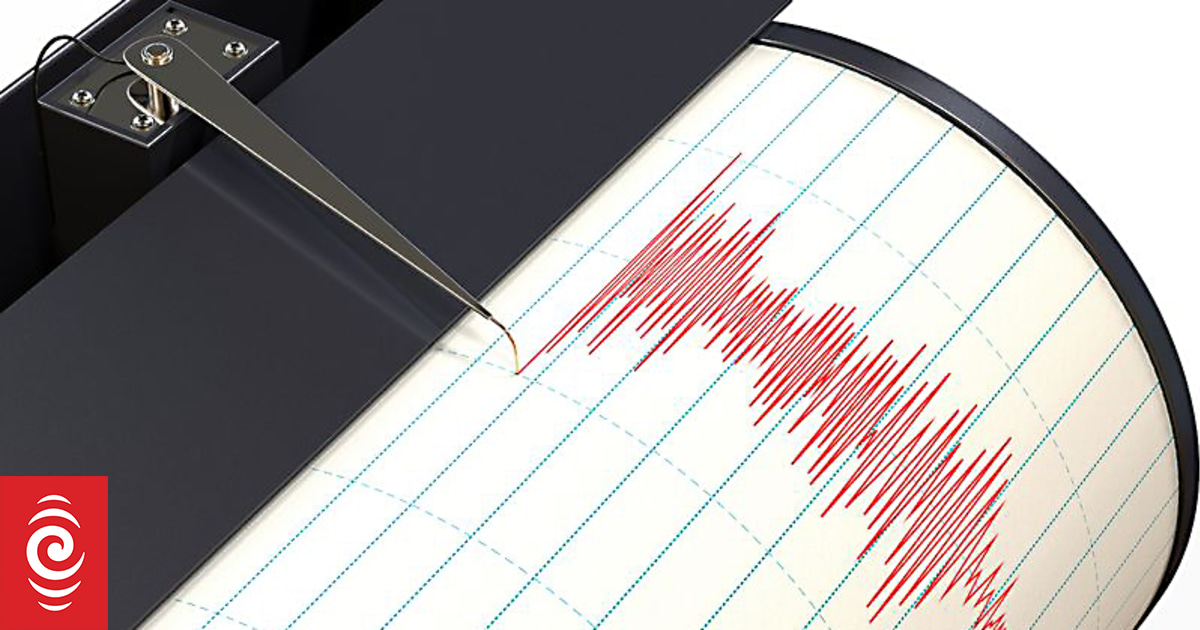 A small earthquake was felt in the Wellington area