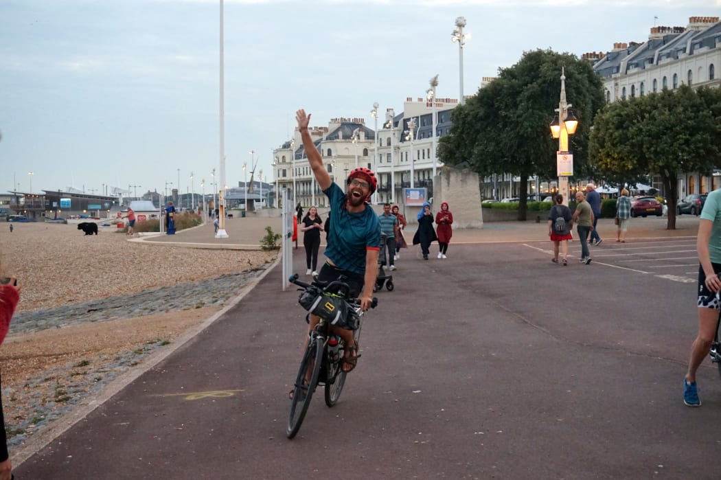 David arriving in Dover