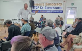 Anti-co-governance meeting in Kaipara - Julian Batchelor