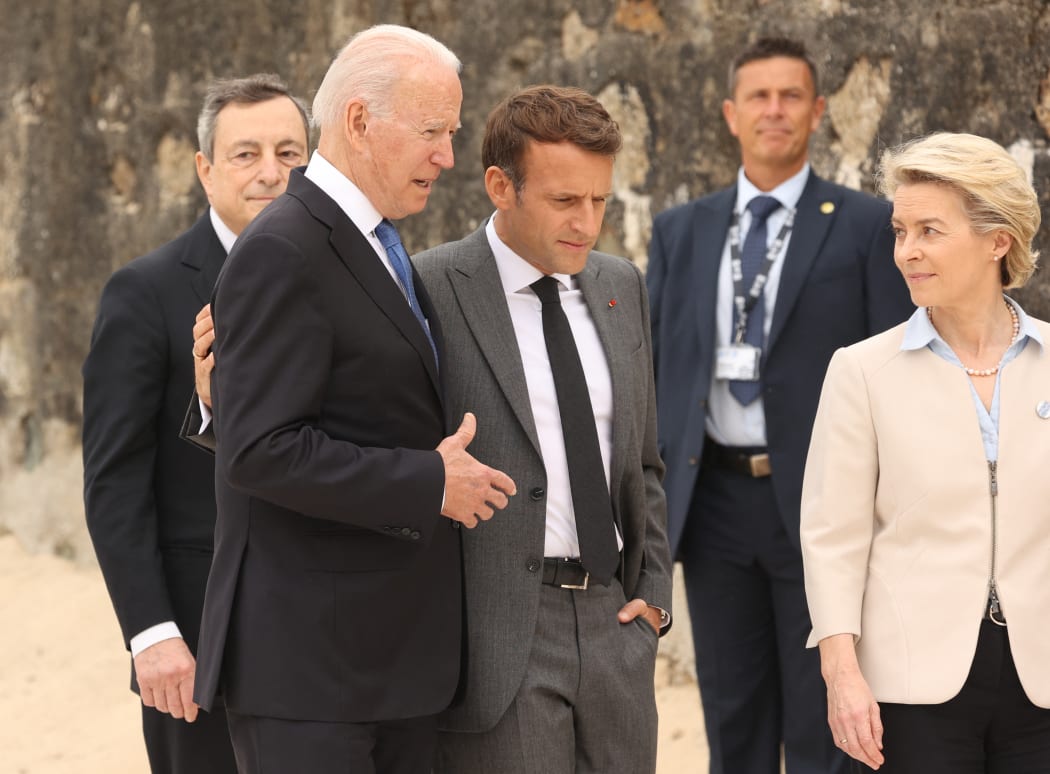 US President Joe Biden and France's President Emmanuel Macron smoothed diplomatic fallout from the AUKUS agreement during a phone call.
