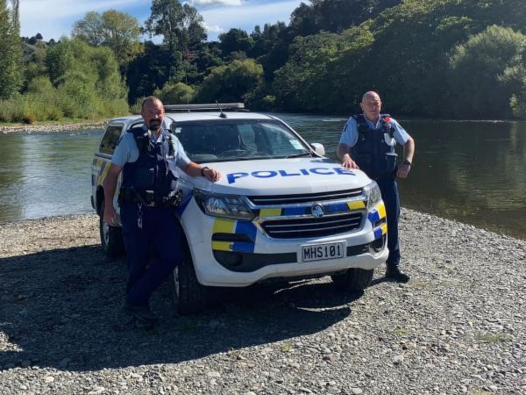 Rural Officers Constable Mark Bolten (left) and Senior Constable John Tito.