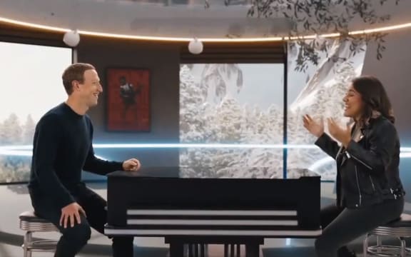 Mark Zuckerberg hyping up the 'Metaverse'