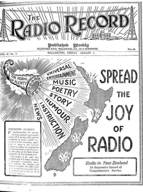 "Radio Record" magazine, August 1927.