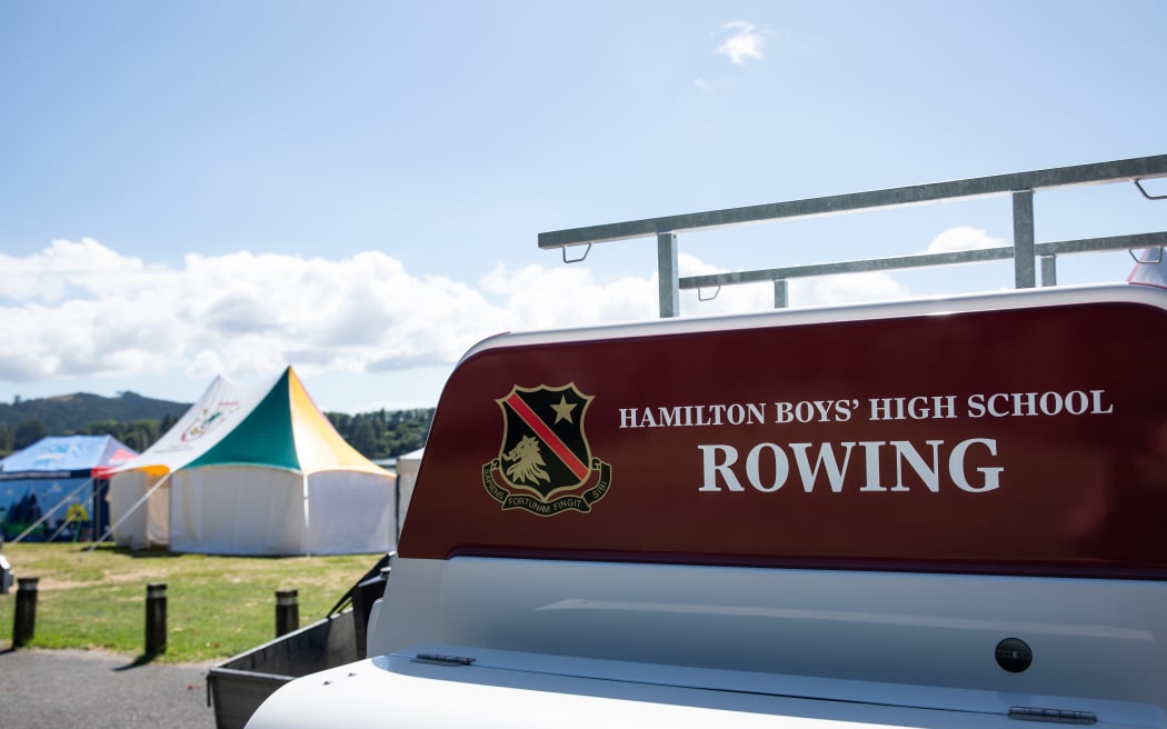 Rowing gear for the Hamilton Boys High School team