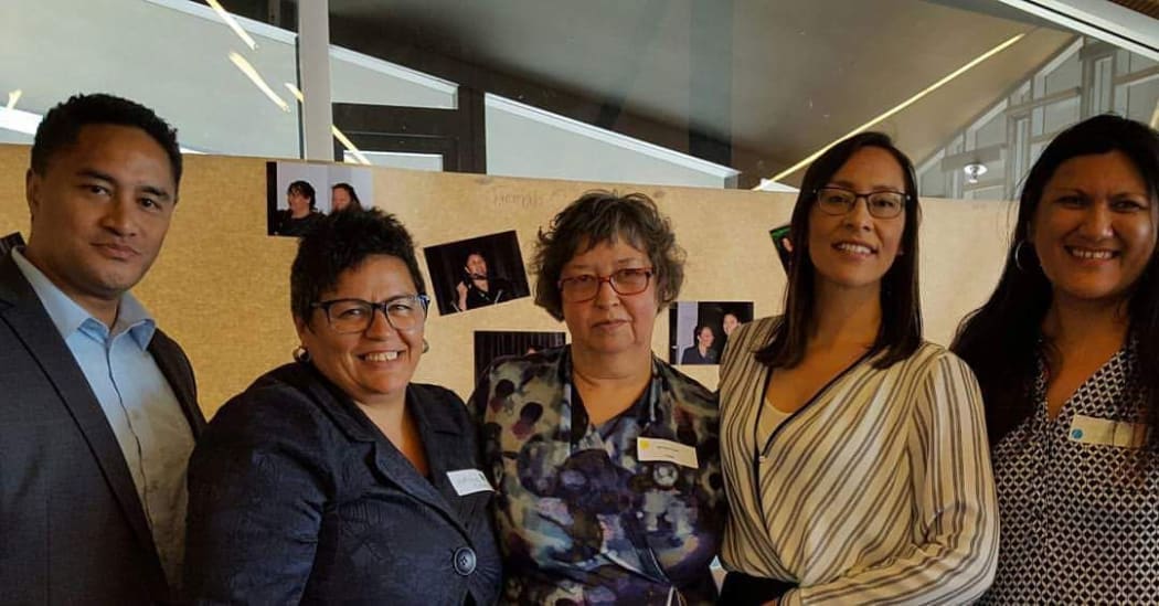 Māori health caucus members (from left)  Hector Kaiwai, Katherine Clarke, Keriata Stuart, Papatuanuku Nahi and Cinnamon Whitlock