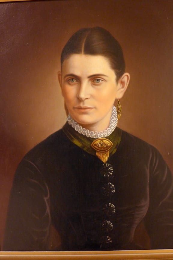 Portrait of Miriam Partridge.