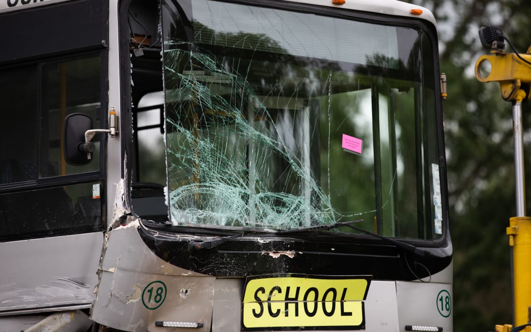 At least 15 people - including school students - were been injured in a multi-vehicle crash in Northland, during the morning commute.