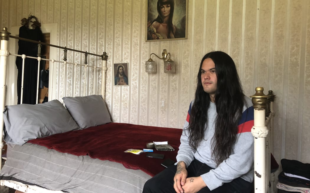 Roy Irwin relaxing at home.