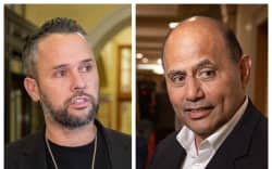 Te Pāti Māori MP Tākuta Ferris and Labour MP Willie Jackson.