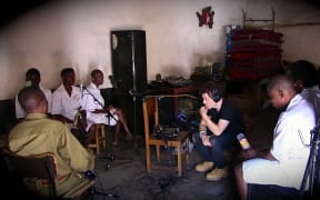 Ian Brennan on location