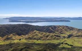 An aerial view over Gollan’s Valley Station and city.