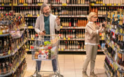 Shopping in the supermarket