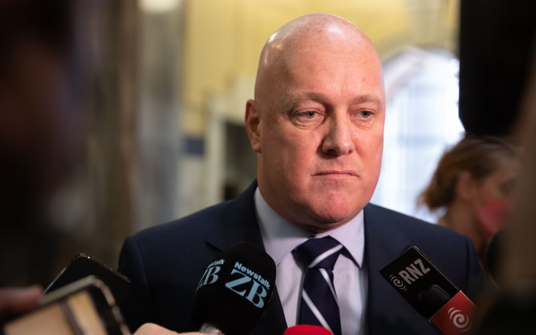 Leader of the National Party Christopher Luxon
