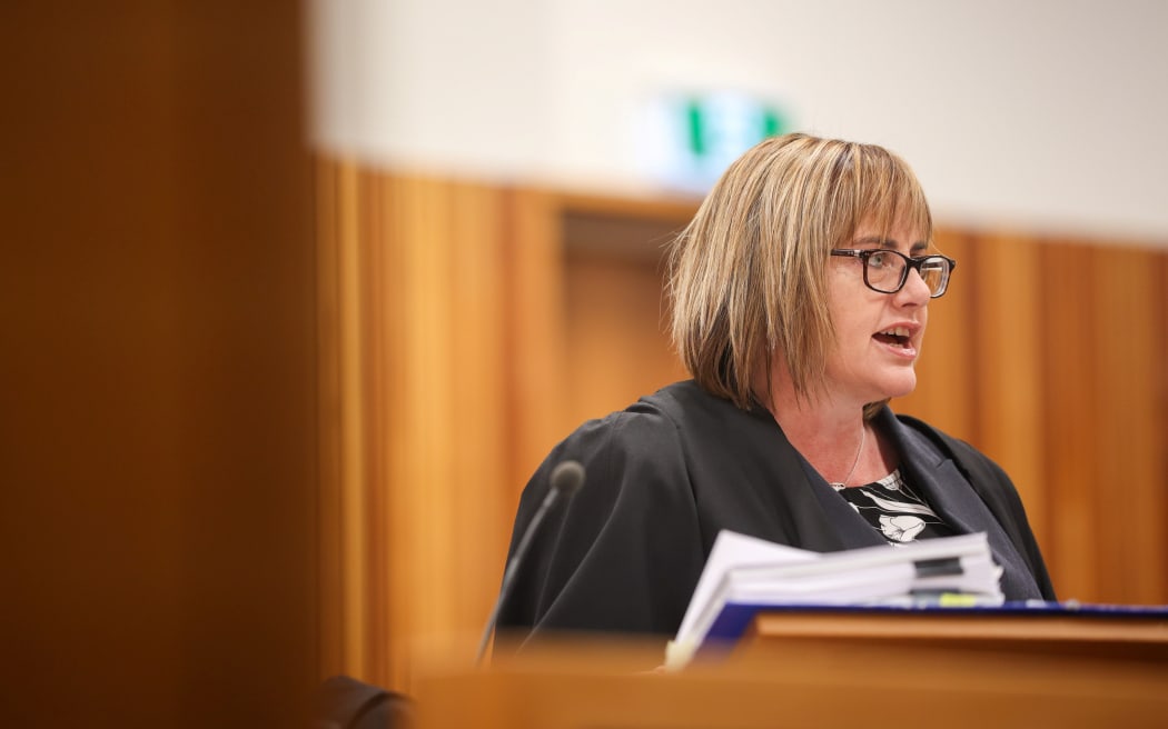 Crown prosecutor Cherie Clarke.