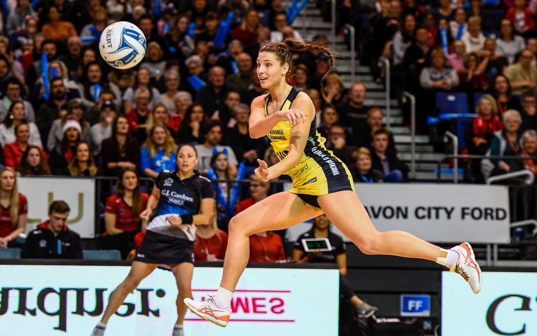 Pulse netballer Karin Burger.
