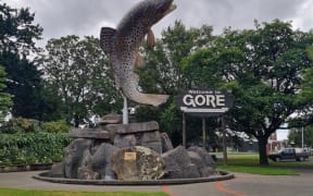 The newly named Trevor the trout.