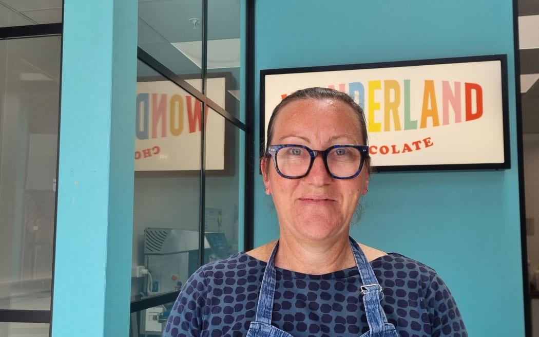 Wonderland Chocolate founder Kate Necklen says they've seen less people since people have been told to stay off Wellington's south coast.